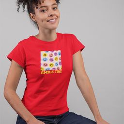 Moda Rapido Women Typography Printed Bio Finish Pockets Slim Fit T-shirt-picture-29
