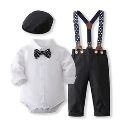 StyleCast x Revolte Boys Pure Cotton Shirt With Trouser & Suspenders-image-63