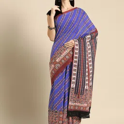 BUTA BUTI Printed Pure Cotton Saree-image-52