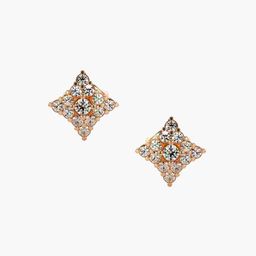 VALANOVA 14K Rose Gold 0.42 Ct Lab Grown Diamond Earrings-picture-1