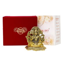 INTERNATIONAL GIFT Panchmukhi Hanuman Idol Showpiece With Happy Birthday Tag & Velvet Box-image-69