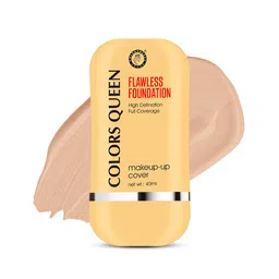 Colors Queen High Definition Full Coverage Flawless Foundation 40ml - Rose Blush 02 image 5