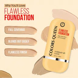 Colors Queen High Definition Full Coverage Flawless Foundation 40ml - Medium Beige 06 image 2