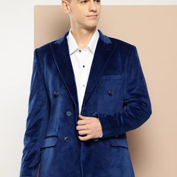 INVICTUS Peaked Lapel Double-Breasted Slim Fit Party Blazer-25