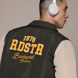 The Roadster Lifestyle Co. Men Typography Bomber Jacket-picture-24