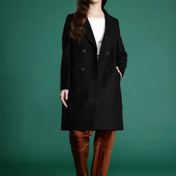 DressBerry Double-Breasted Longline Overcoat-picture-15
