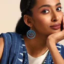 Taavi Circular Drop Earrings-image-99