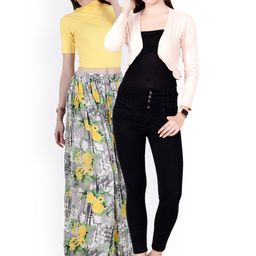 SCORPIOUS Women Pack of Shrug and Top-image-25