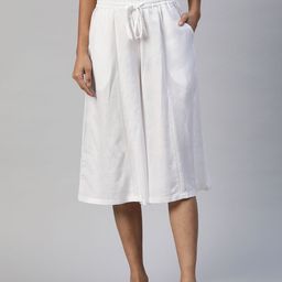 Ayaany Women White Original Culottes Trousers-image-23