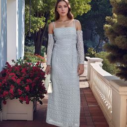 Stylecast X Hersheinbox Cold-Shoulder Lace Maxi Dress-image-71