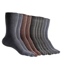 Texlon Men Pack of 5 Assorted Calf Length Socks-7