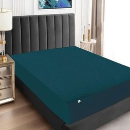 GADDA CO Blue Cotton Water Resistant Mattress Protector-image-90