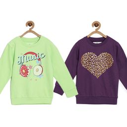 The Mom Store Kids Pack Of 2 Graphic Printed Sweatshirt-picture-38