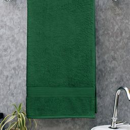 BOMBAY DYEING Green Solid Cotton 450 GSM Bath Towel-image-64
