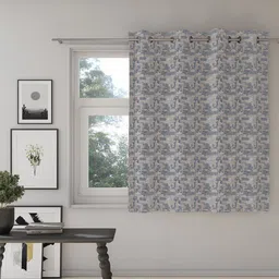 DDecor Grey White Abstract Room Darkening Window Curtain-image-97