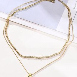 MYKI Gold-Plated Pendant With Chain-58