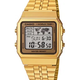 CASIO Unisex Vintage Grey Dial Vintage Watch A500WGA-9DF D134-58