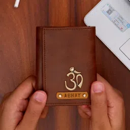 Dark Brown Mens Wallet - Personalized-picture-23
