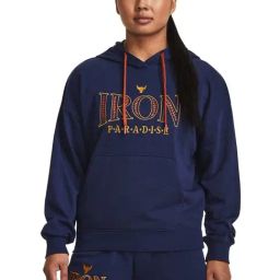 UNDER ARMOUR Blue Cotton Embroidered Sports Sweatshirt-picture-10