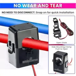amiciSense WIFI Bi-Directional Energy Meter 240 V AC ‎With 1 CT image 3