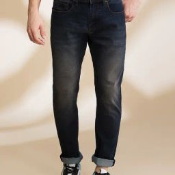 Being Human Navy Slim Fit Jeans-image-66