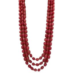 SIVORI Red Alloy Necklace-15