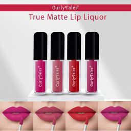 CurlyTales Set of 4 True Matte Lip Color 4 ml - Shade 04, 10, 11, 12-56
