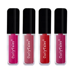 CurlyTales Set of 4 True Matte Lip Color 4 ml - Shade 04, 10, 11, 12 image 3