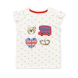 H by Hamleys Kids White Embellished Top-image-74