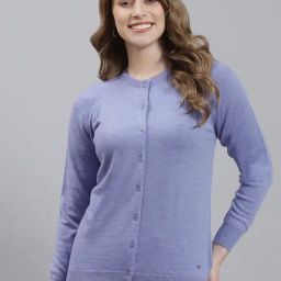 Monte Carlo Lavender Regular Fit Sweaters-picture-26