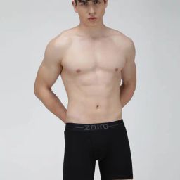 Zoiro Black Regular Fit Trunks-image-17