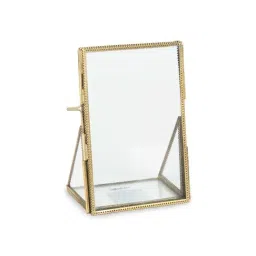 Home4U 'Nudar' Golden Brass Photoframe - Set of 1-46
