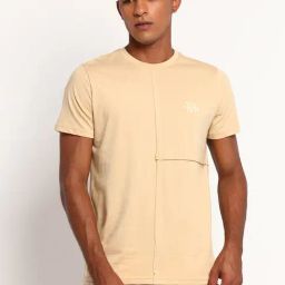 Lee Men Beige Graphic Print Slim Fit T Shirt-image-30