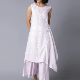 W Purple Floral Print Jumpsuit-picture-37