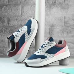 OFF LIMITS Women's FANTASTIC Teal, Light Grey & Pink Running Shoes-picture-14