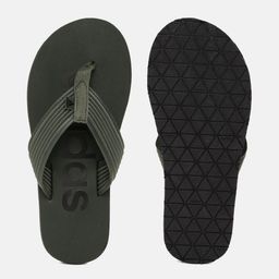 ADIDAS Men Brand Logo Printed Thong Flip-Flops image 4