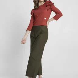 Spykar Rust Regular Fit Top image 4