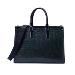 Lino Perros Olive Green Medium Textured Tote Bag-image-69