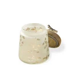 ellementry Twiggy Frosted Transparent Glass Jar with Lid (1000 ml) - Set of 1 image 3