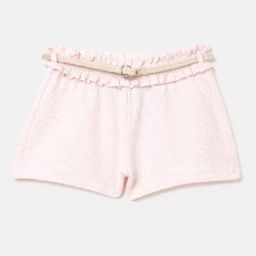 United Colors of Benetton Kids Pink Striped Shorts-image-12