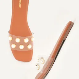 Anouk Women Embellished Open Toe Flats-43