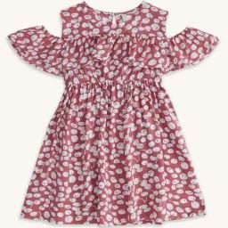 Pantaloons Junior Kids Pink Printed Dress-image-115
