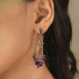 Shaya 92.5 Sterling Silver Rebutia Bloom Earrings for Women-image-48