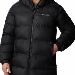 Columbia Black Regular Fit Hooded Jacket-13