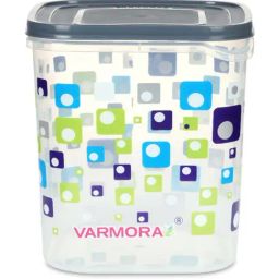 Varmora Glory Grey Plastic Storage Container - Set of 3-40