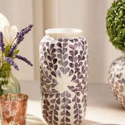 Pure Home and Living Purple Mother of Pearl Vase-image-18