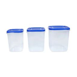 Varmora Glory Blue Plastic Unique Shape Versatile Storage Container-33