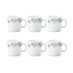 Borosil White Opalware Opalware Cup - Set of 6 image 1