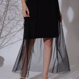 NEUDIS Black A-Line Skirt-picture-47