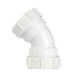 RS PRO PVC Pipe Fitting 135° Multi-Fit Bend 40 mm Compatibility Model No 1960546-55